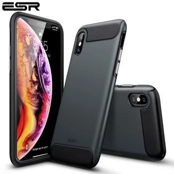

ESR Rambler Rugged Heavy-Duty Case for iPhone X/XS/XR/XS Max Bumper Armor Case 360 Protective Shock-Absorbing TPU Cover XS Case