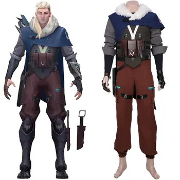

Game Valorant Sova Cosplay Costume Outfits Adult Men Top Pants Full Suit Uniform Halloween Carnival Costumes