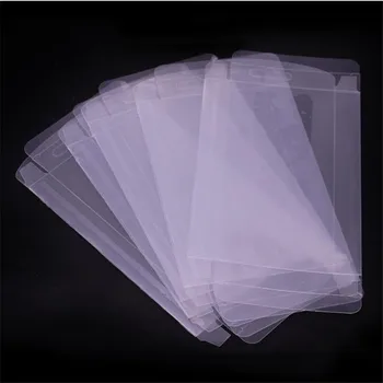 

Transparent Plastic Gift Box Bobile Phone Shell Clear Hook Up Packaging Box 5.5 Inch PVC Transparent Plastic Boxes 10.5x2x17.5cm