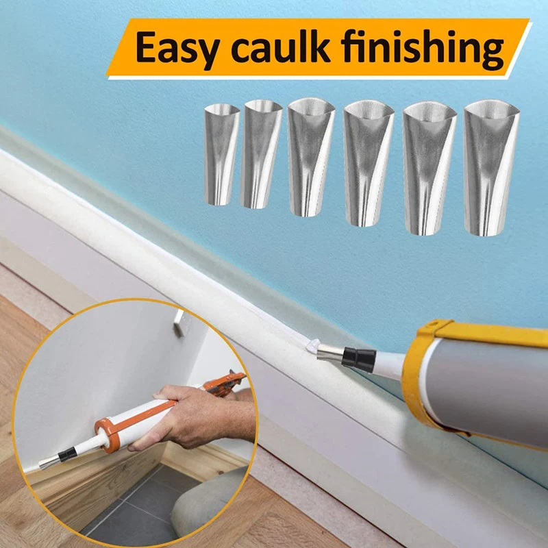 18 Sizes Nozzle Applicator Lnlofen Perfect Caulking Finisher Reusable Tool 