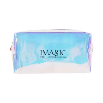 

IMAGIC Laser Fashion Cosmetics TPU Waterproof And Convenient Travel Makeup Clean And Essential Bag Storage To Female X4L6
