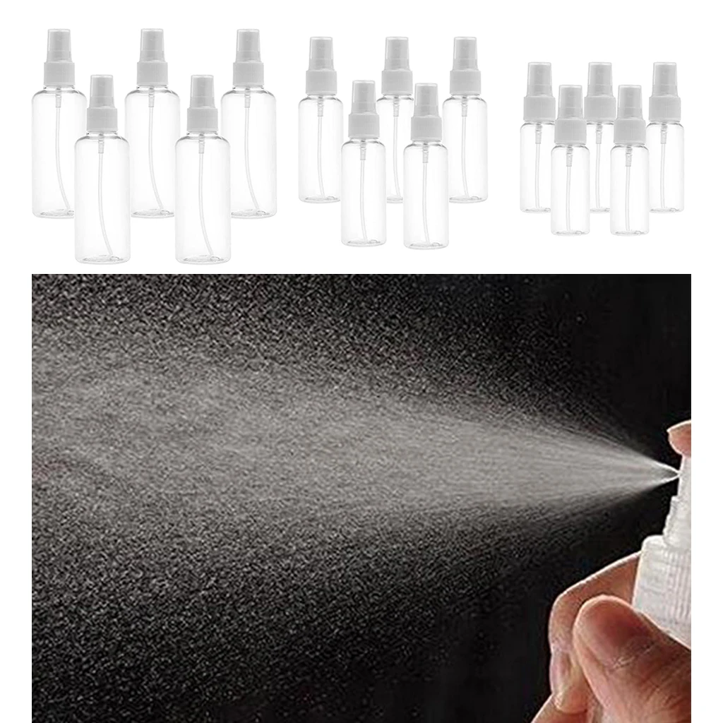 15x Portable Clear Perfume Pump Sprayer Water Alcohol Bottles Container
