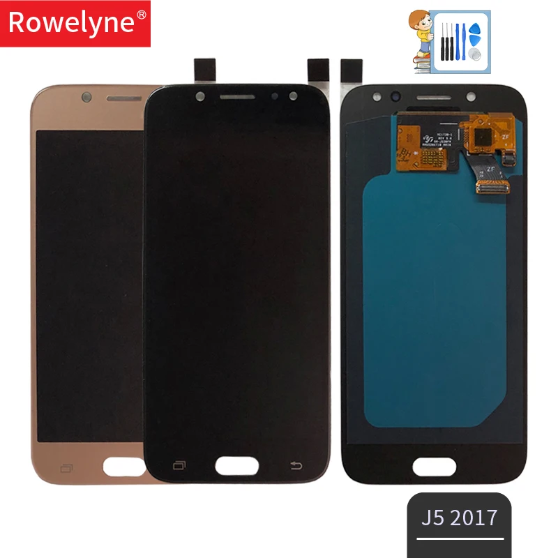 

5.2 Inch AMOLED LCD J530 for Samsung Galaxy J5 2017 Display Touch Screen Digitizer J5 Pro J530 J530F LCD Replacement Screen