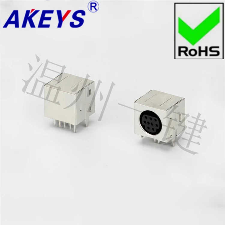 

5 PCS MDC-9-19 Square Large Keyboard plug DIN socket S Terminal All inclusive 9-pin nine-core socket mother Head