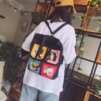 

Backpacks for Women 2020 Summer New Female Students School Shoulder Bags Casual Cartoon Print Zipper Canvas Backpacks