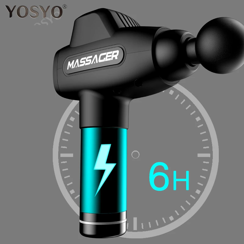 EMS массажный пистолет для мышц, профессиональный Массажер для глубоких тканей, терапевтический пистолет для упражнений, облегчение боли в мышцах, коррекция фигуры