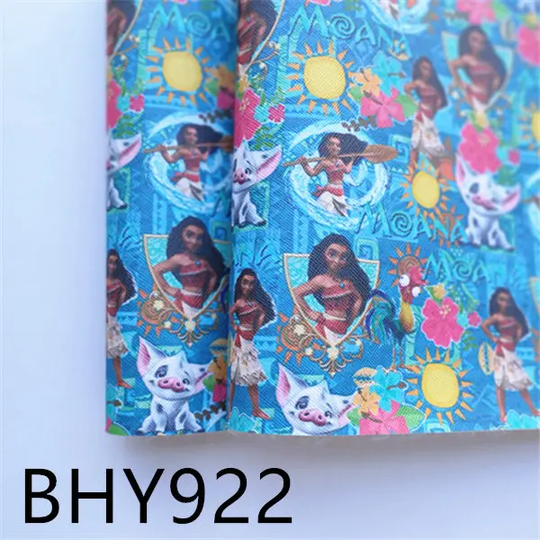 1 лист 20*33 см мультфильм девушка кожа viny ткань BHY922