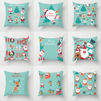 

Christmas Pillowcase Cushion Covers Snowflake Elk Christmas Decorations For Home 2020 Xmas Happy New Year 2021 Gift Navidad