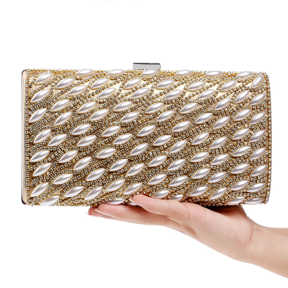 

Surplus Power Trend New Style Women's Handmade Pearl Evening Bag Star Versatile Banquet Evening Bag Exquisite Nightclub Clutch B