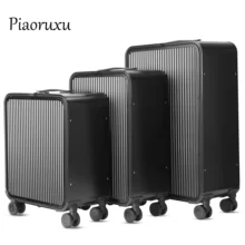 2" 24" дюймов Алюминиевый сплав Бизнес Путешествия Malas de viagem com rodinhas TSA замок кабина тележка чемодан для переноски багажа