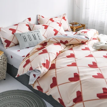

Love recommendation gift Bed Linens Set Duvet Cover set with pillowcases Single Double Queen King sizes bedclothes bed set new