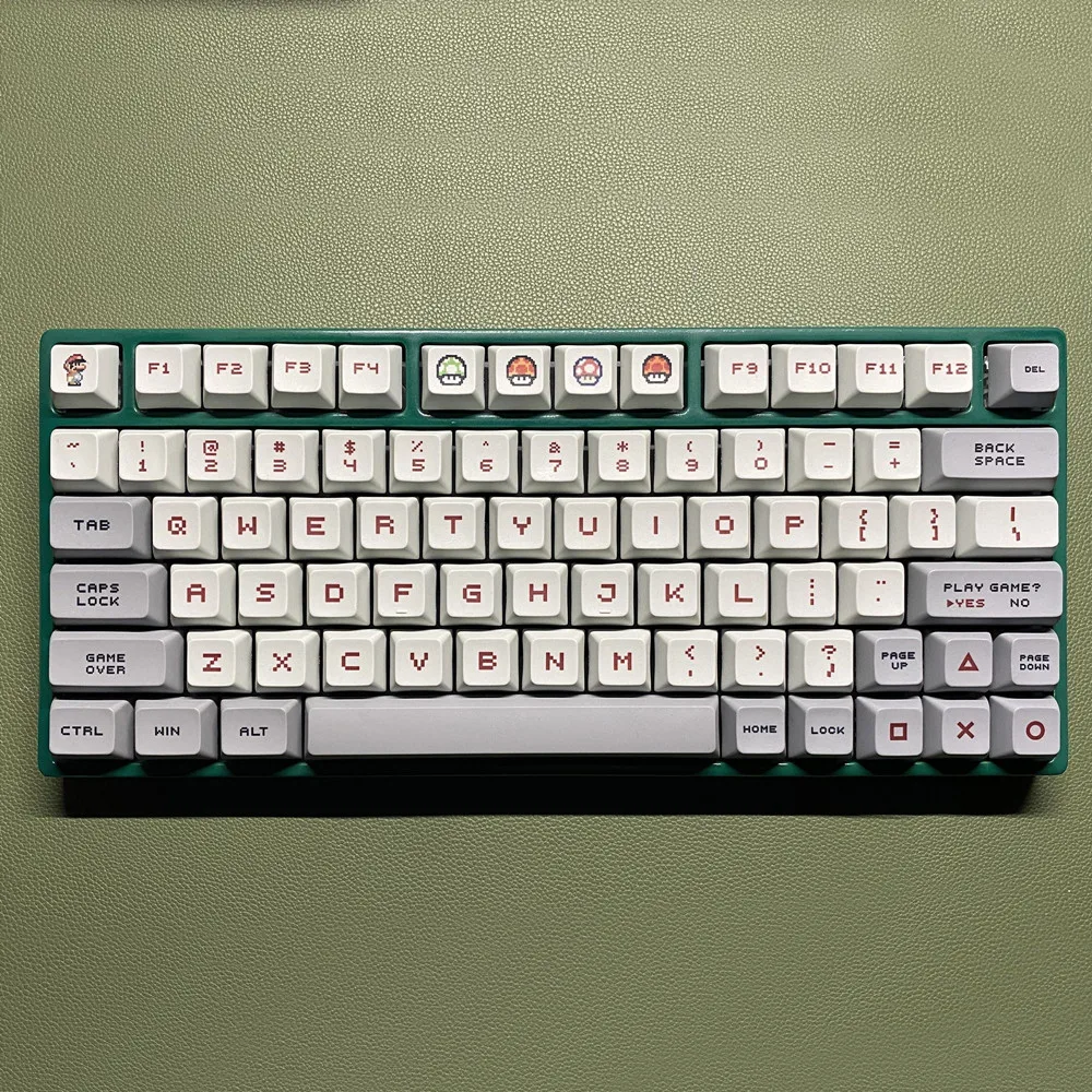 1 комплект XDA profile PBT dye sub keycap для MX switch механическая клавиатура FC key caps подходит gh60