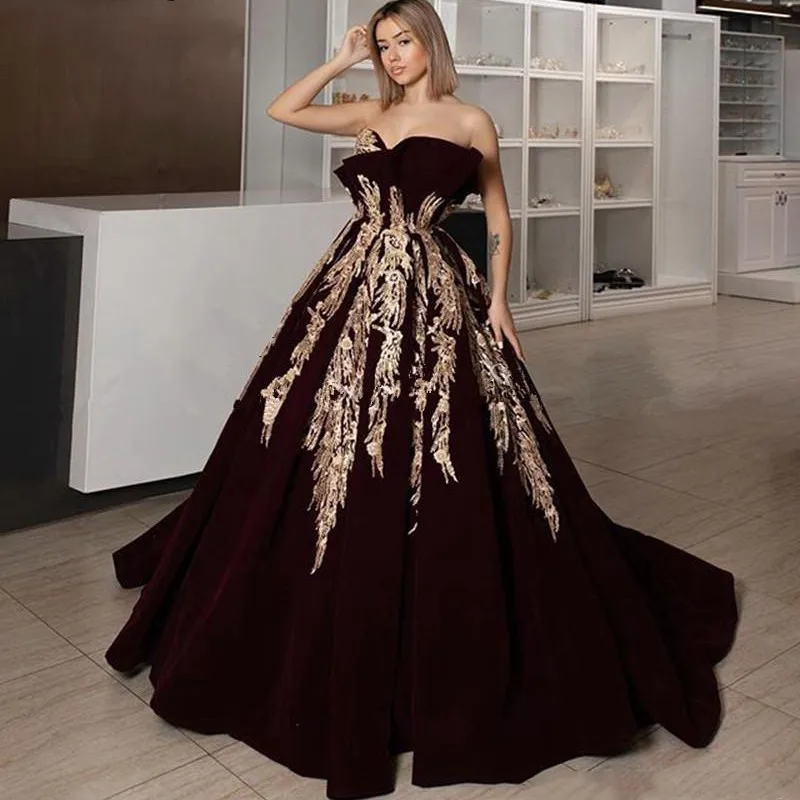 

Ball Gown Evening Dresses Gown Long 2020 Moman Party Formal Prom Black Dress
