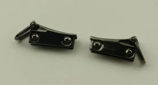 Металлический зажим ручной Diy конверт части D кольцо мешок сторона Аппаратные части о деятельности рифлёный поток - Цвет: 1 pair gun color