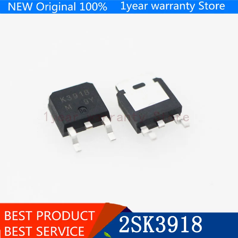 {Новый оригинал} 10 шт. 2SK3918 K3918 TO-252 SOT МОП-транзистор SMD | Электроника