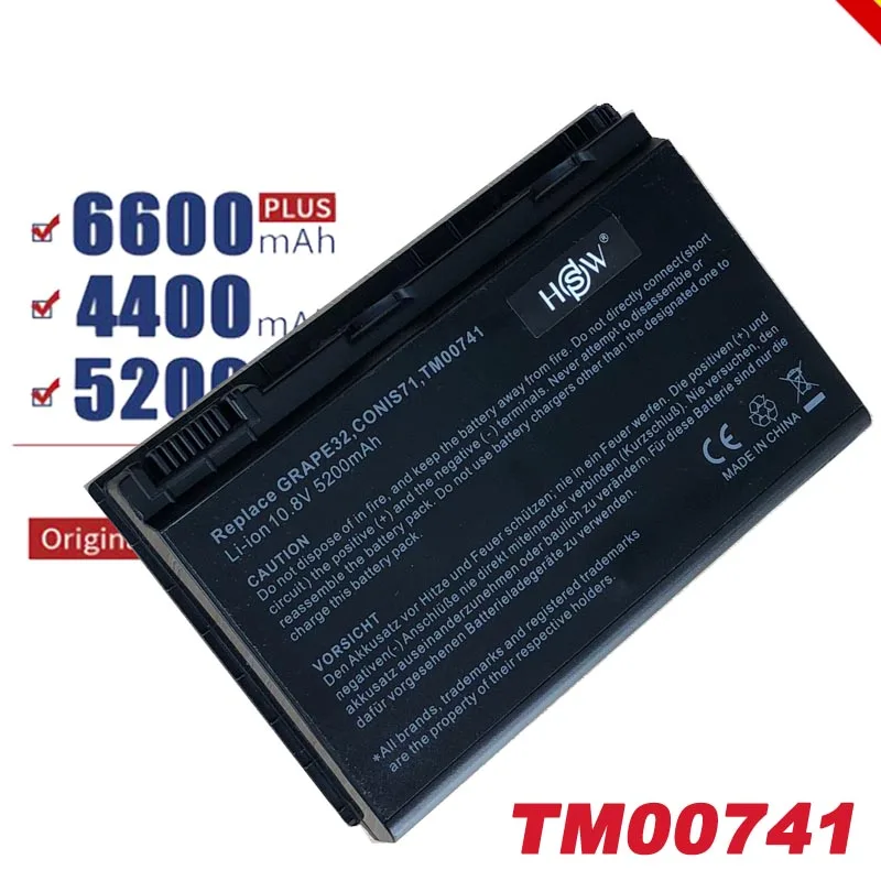 Аккумулятор 5200 мАч для ACER Extensa 5220 5230 5620 7620 5210 5420 5610 5630 TravelMate 7220 5720 5320 5530 5710 |
