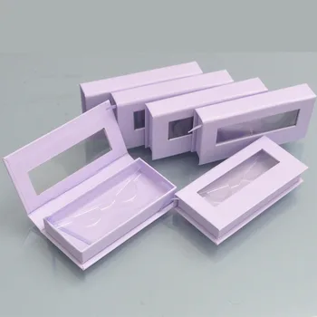 

10/pack Wholesale Lash Boxes Packaging Eyelash Box Package Custom Rectangle Magnetic 3d Mink Gift Storage Case Vendors