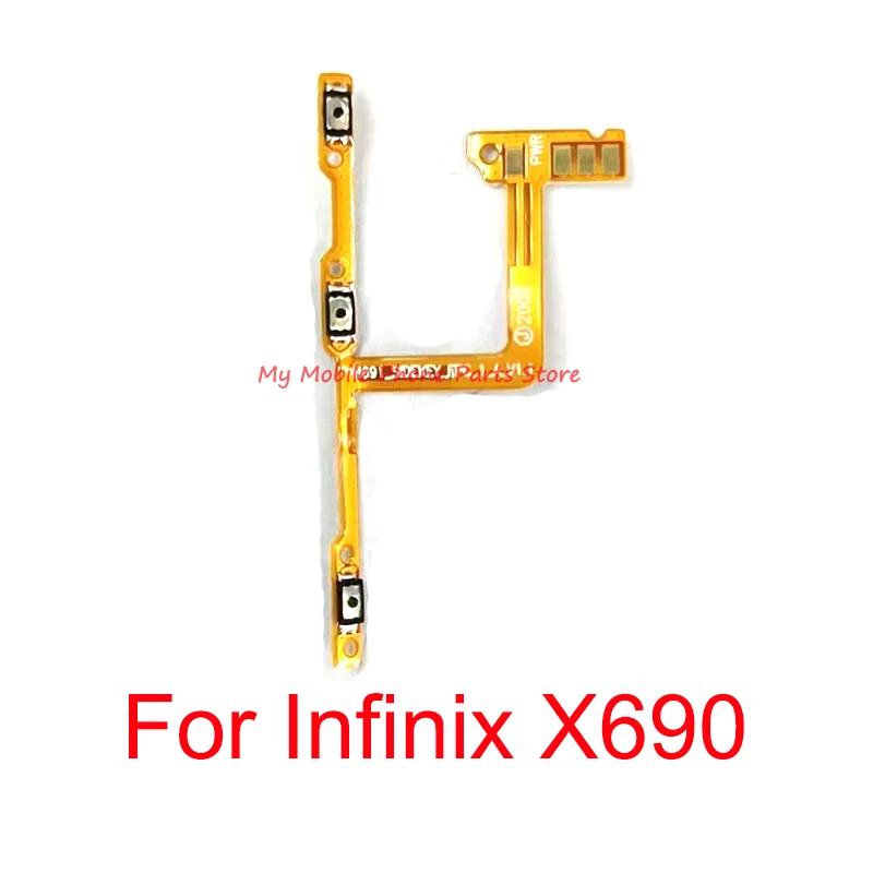 

Power And Volume Side Key Button Flex Cable For Infinix X690 Volume Power ON OFF Switch Flex Cable Replacement Spare Parts