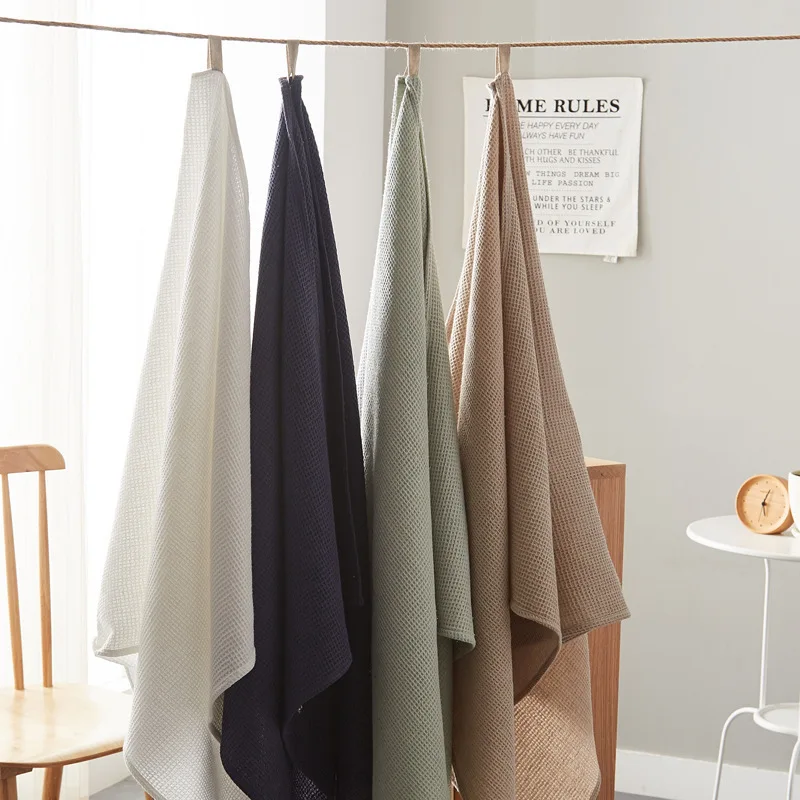 

Muslin Baby Bath Towel Soft Organic Cotton Towels Blanket Children Hanging Bathing Towel Solid Infant Nursery Washcloth Wipe