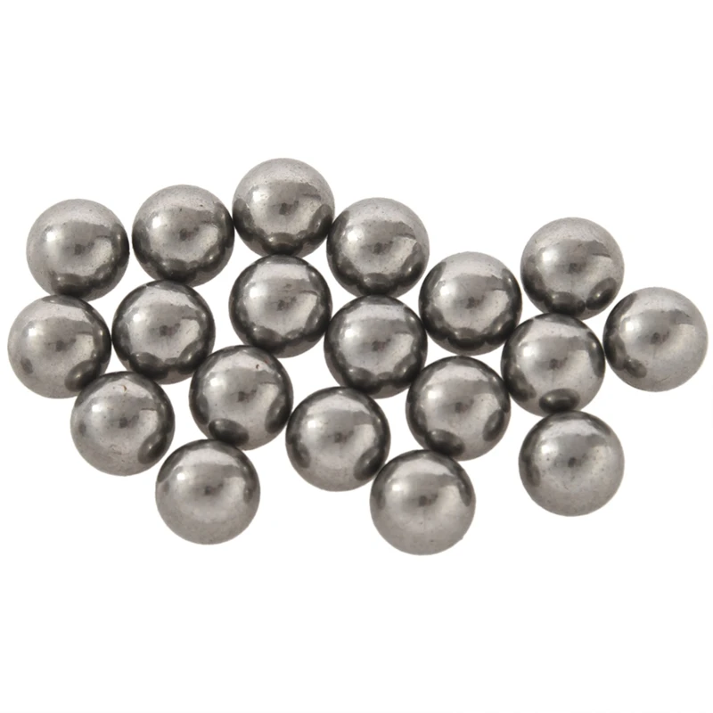 

20 pieces for bicycle wheels ball bearings made of carbon steel 1.02 cm 10 mm silver tone