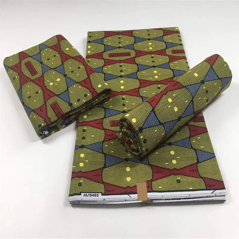 New Design Best Quality Guaranteed Veritable Wax 6 Yards/lot African Ankara Real Wax Cotton Print Fabric. 10272