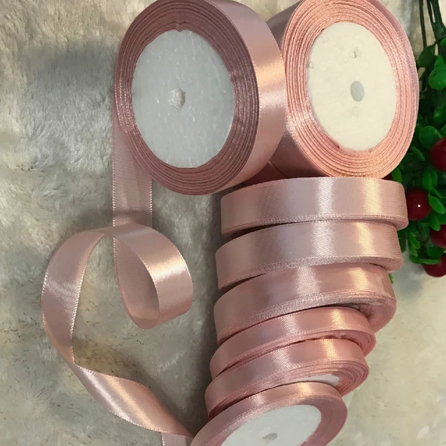 15, 25, 38mm Rose Gold Metallic Wired Ribbon. Christmas Wedding Copper Card  Wrap 