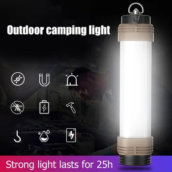 

Portable LED Emergency Flashlight Broken-resistant Magnet Adsorption Home Tent Creative Hanging Camping Night Light with Hook