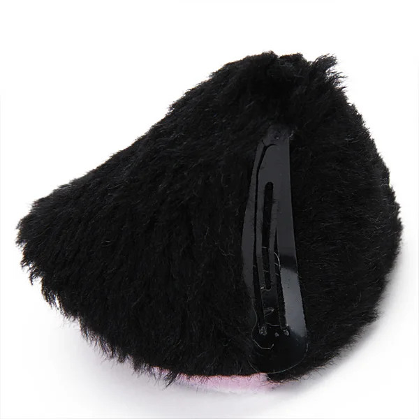 Cat Ears Hair Clip Hairpin Cosplay Black+New Animal Long Tail Cosplay Christmas Halloween Costume Accessory Black