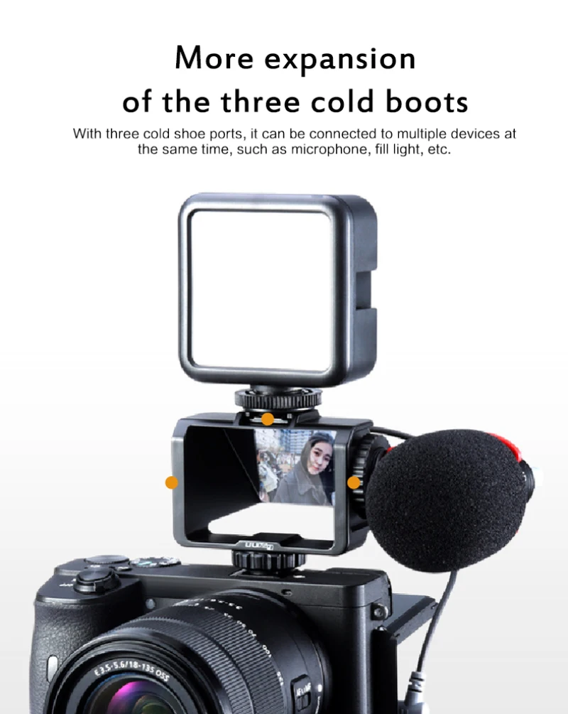 Отражатель с откидным экраном для камеры Sony A6500/6300/A7M3 A7R3 Nikon Z6Z7|Аксессуары систем