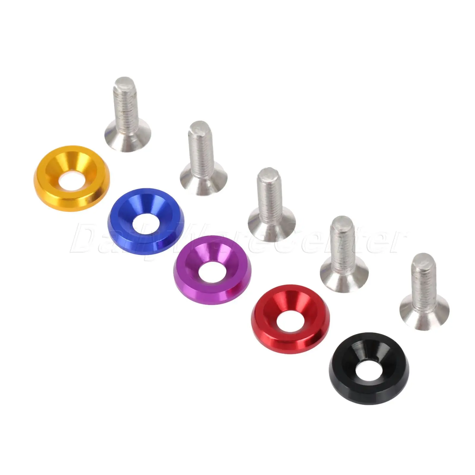 20 шт. M6X15mm модифицированные шестигранные крепежные детали для автомобиля шайба