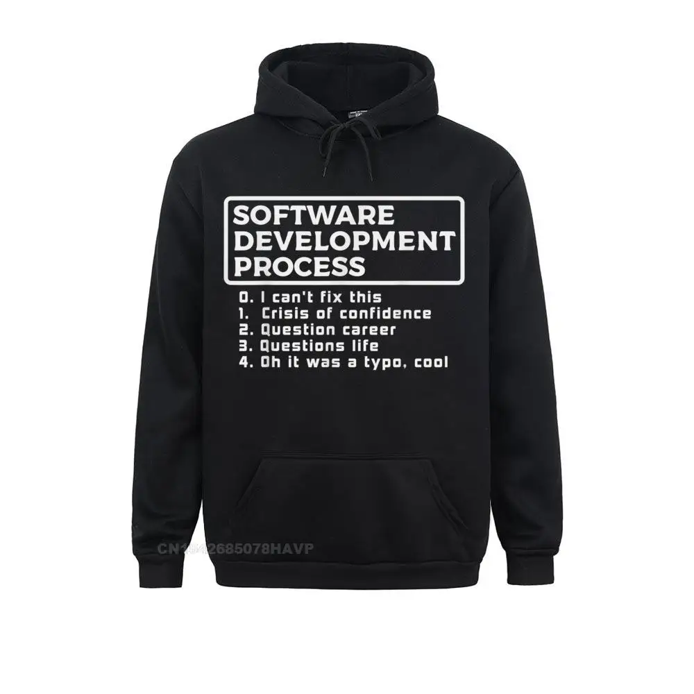 Group Software Development Process IT Programmer Geek Coder Gift T-Shirt__97A1980 Sweatshirts Summer/Autumn Hoodies Long Sleeve for Men Wholesale Sweatshirts Software Development Process IT Programmer Geek Coder Gift T-Shirt__97A1980black