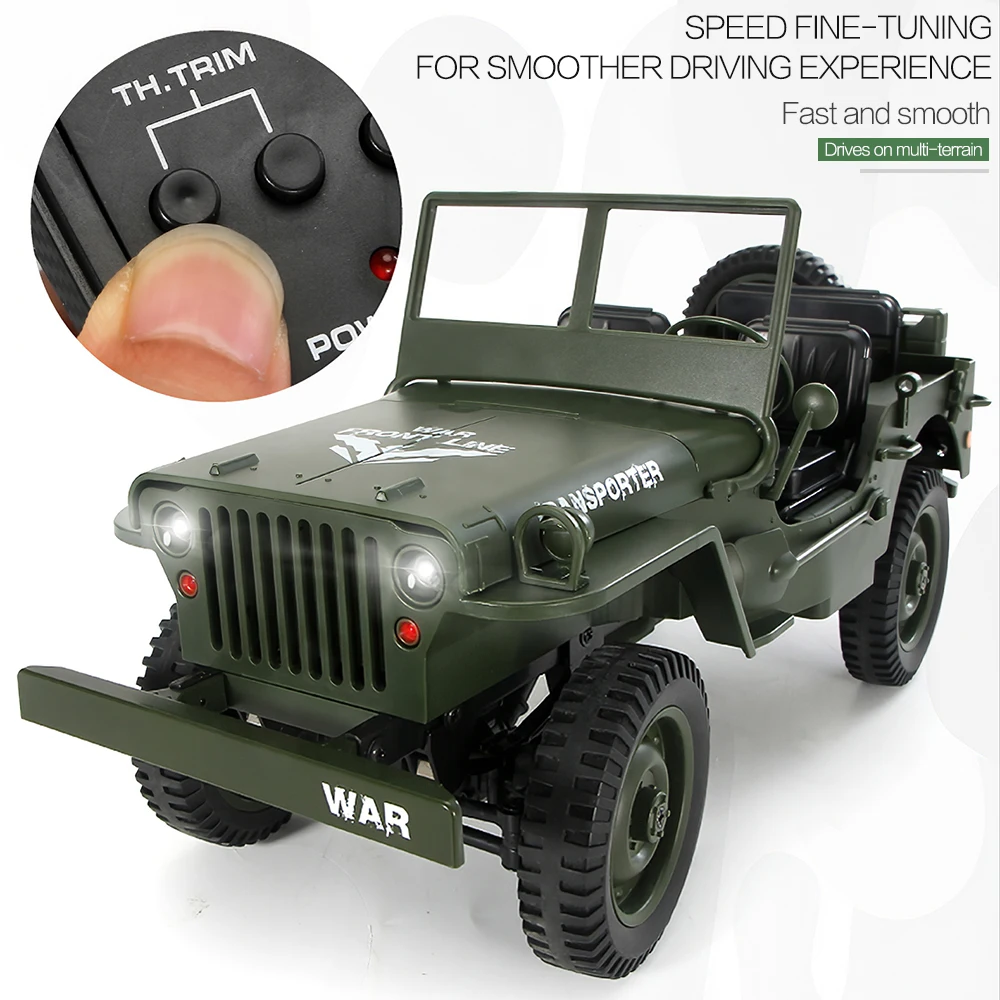 Q65 1/10 2,4G 4WD RC внедорожный военный грузовик транспортер 6 RTR детский подарок детская игрушка
