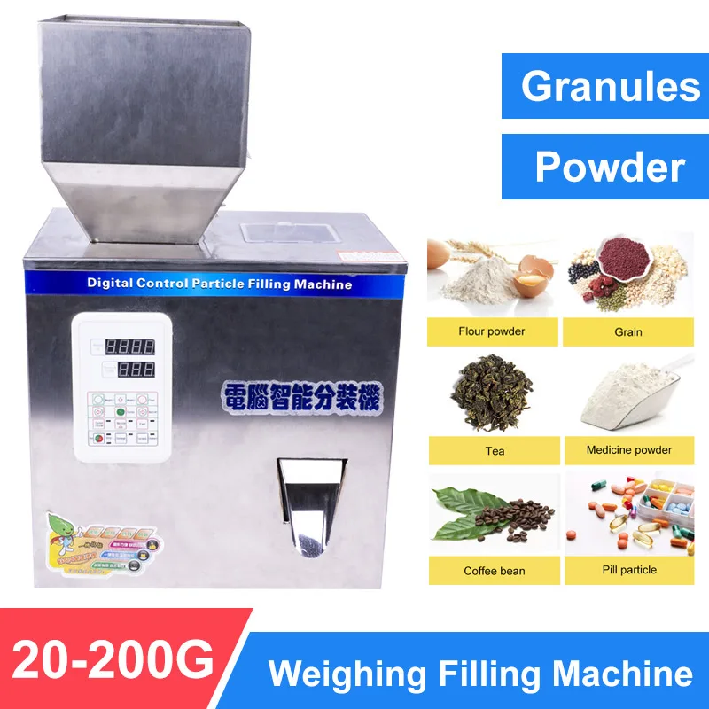 

YTK 200G Granule Powder Filling Machine Automatic Weighing Machine Medlar Packaging Machine for Tea Bean Seed Particle