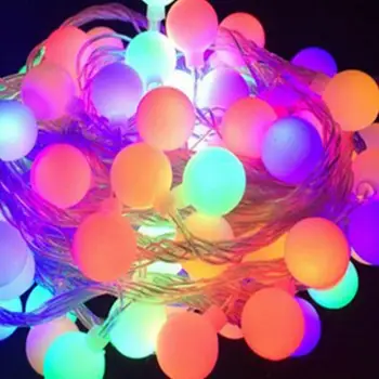 

Super Bright Fairy String Light 40LED Landscape Lamp Outdoor Wedding Fairy Light Fairy String Round Ball Battery Box Yard