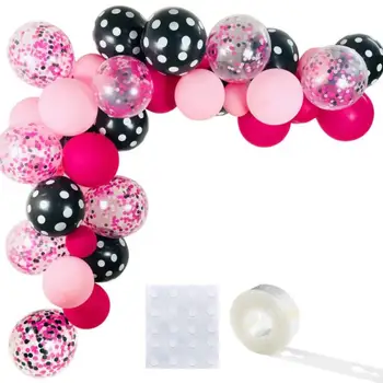 

40pcs Mickey Minnie Mouse Foil Balloon Garland Arch Kit Party Latex Balloons Kids Birthday Party Decorations Baby Shower Globos