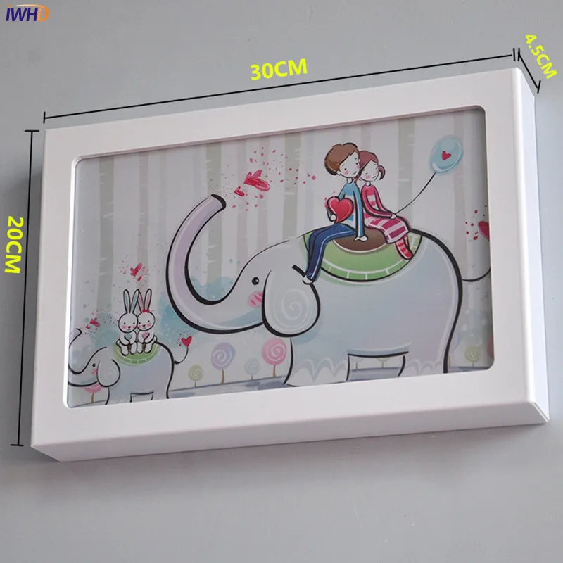 Cute Arts Elephant LED Wall Lamp 12W Modern Acrylic Sconces Fixtures For Bedroom Kids Room Stairs Bar Applique Murale Luminaire (5)