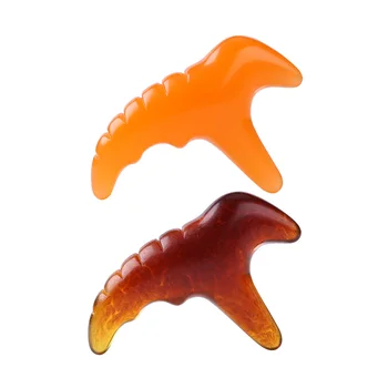 

Resin Guasha Body Scraper Acupuncture Therapy Back Relax Massage Beeswax Board Promote Blood Circulation Tool