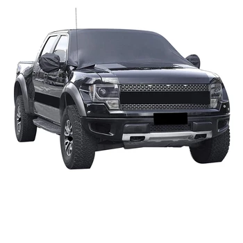

96 Inch X 57 Inch Car Windshield Snow Cover with Mirror Snow Covers for Protect Windshield and Mirror From Snow, Ice and Frost f