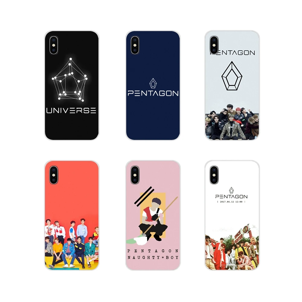 

For Sony Xperia Z Z1 Z2 Z3 Z5 compact M2 M4 M5 E3 T3 XA Huawei Mate 7 8 Y3II Pentagon kpop Korean group boy Accessories Bag Case