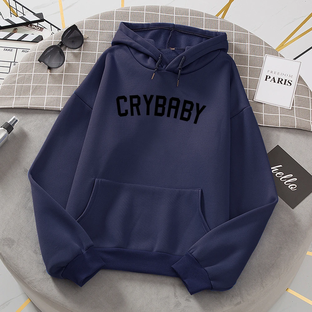 Женские пуловеры с принтом Cry Baby Новое поступление на осень и зиму повседневные