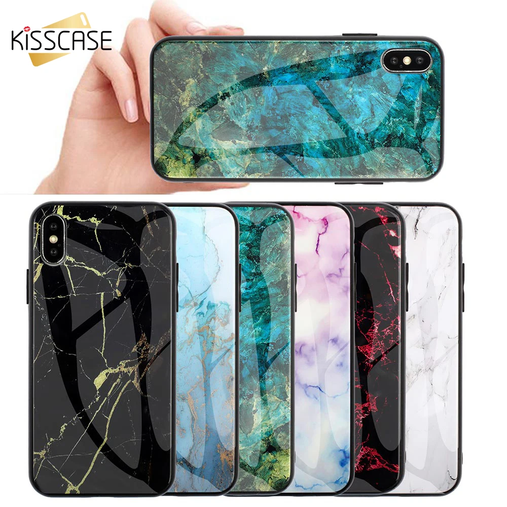 KISSCASE чехлы из закаленного стекла для huawei P20 Lite 30 Nova 3 3i Роскошный Мраморный чехол 4