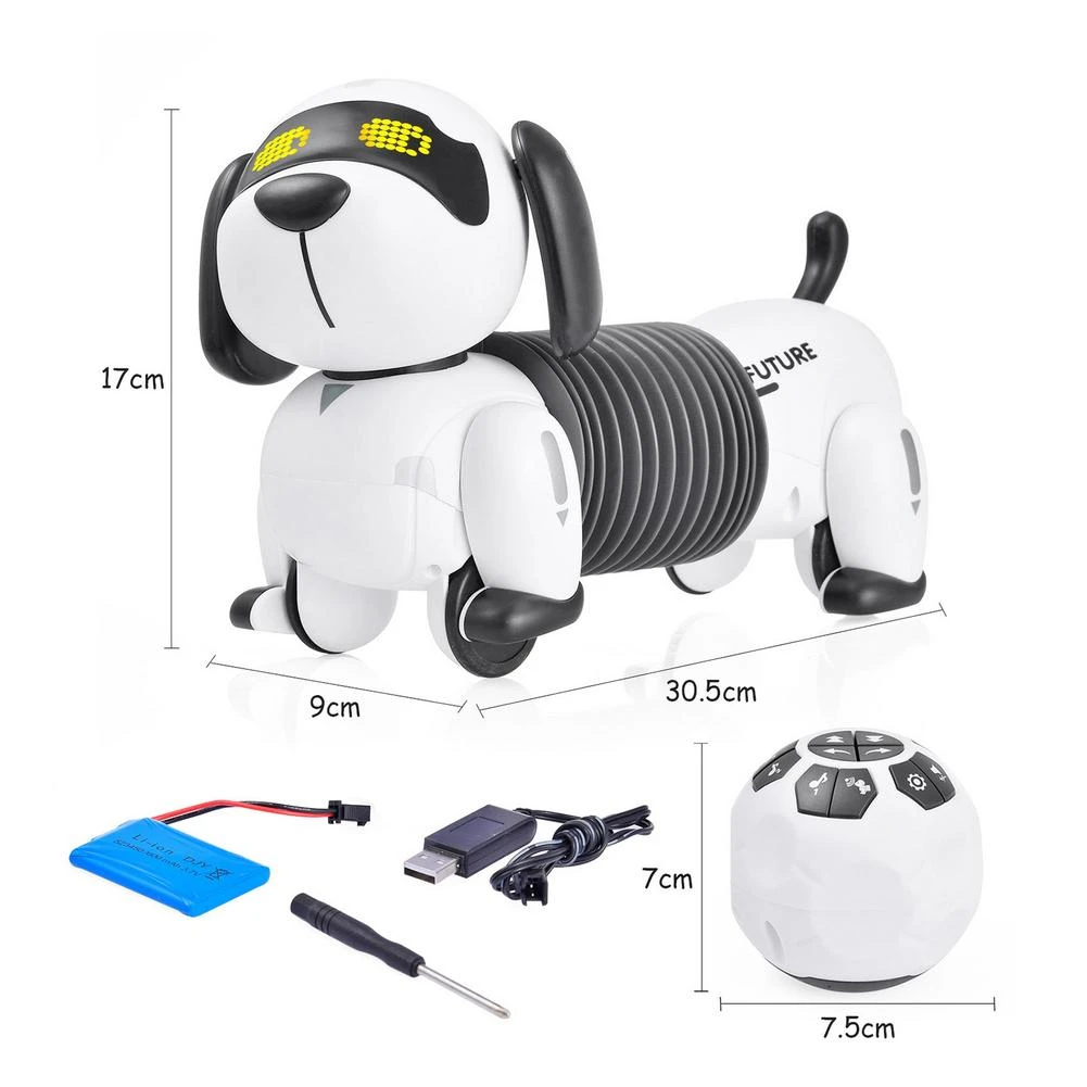 新規スマートダックスフントロボット犬のおもちゃインタラクティブ充電式ロボット子犬のおもちゃプログラミング機能クリスマスギフト子供のための 電子ペット Aliexpress 新規スマートダックスフントロボット犬のおもちゃインタラクティブ充電式ロボット子犬のおもちゃプログラミング機能クリスマスギフト子供のための 電子ペット Aliexpress
