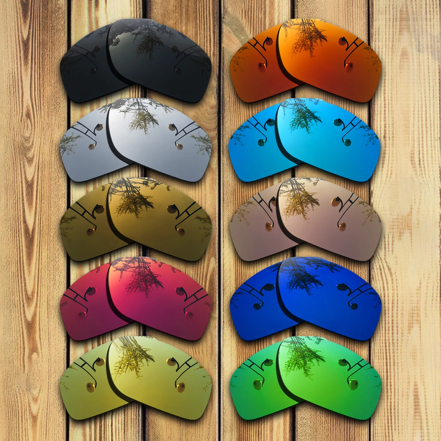 100% Tagliare Con Precisione Le Lenti Di Ricambio Polarizzate Per Occhiali Da Sole Oakley Valve 2014-Molti Colori