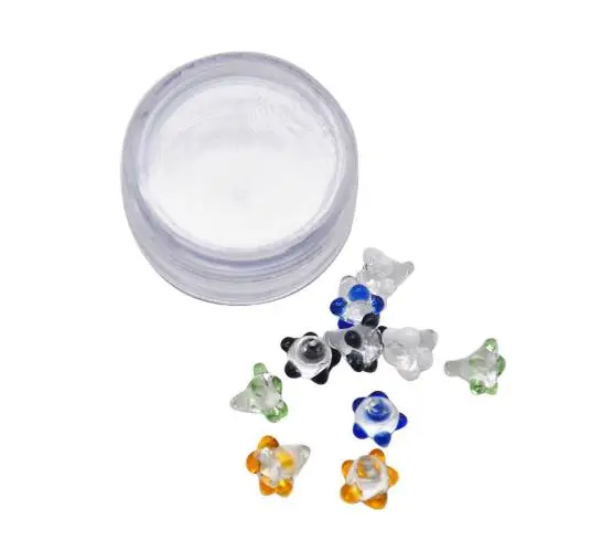 10pcs / Box ShiSha Glass stopper Daisy Screens for Pipes Daisy Flower Silicone Smoking Pipe