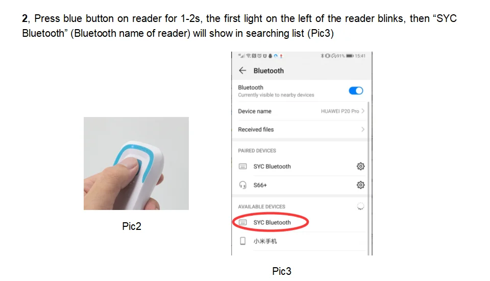 Беспроводной считыватель карт Bluetooth RFID считыватель ID/IC считыватель подключи и играй Бесплатный драйвер поддержка мульти система