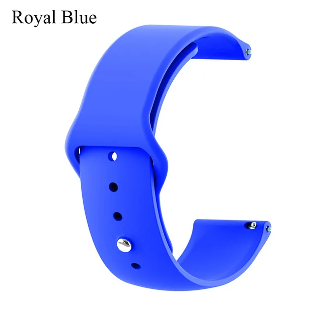Силиконовый мягкий ремешок для Xiaomi Huami Amazfit Bip BIT Lite Молодежные умные часы браслет на запястье для Amazfit Bip ремешок для часов 20 мм ремешок - Цвет: Blue