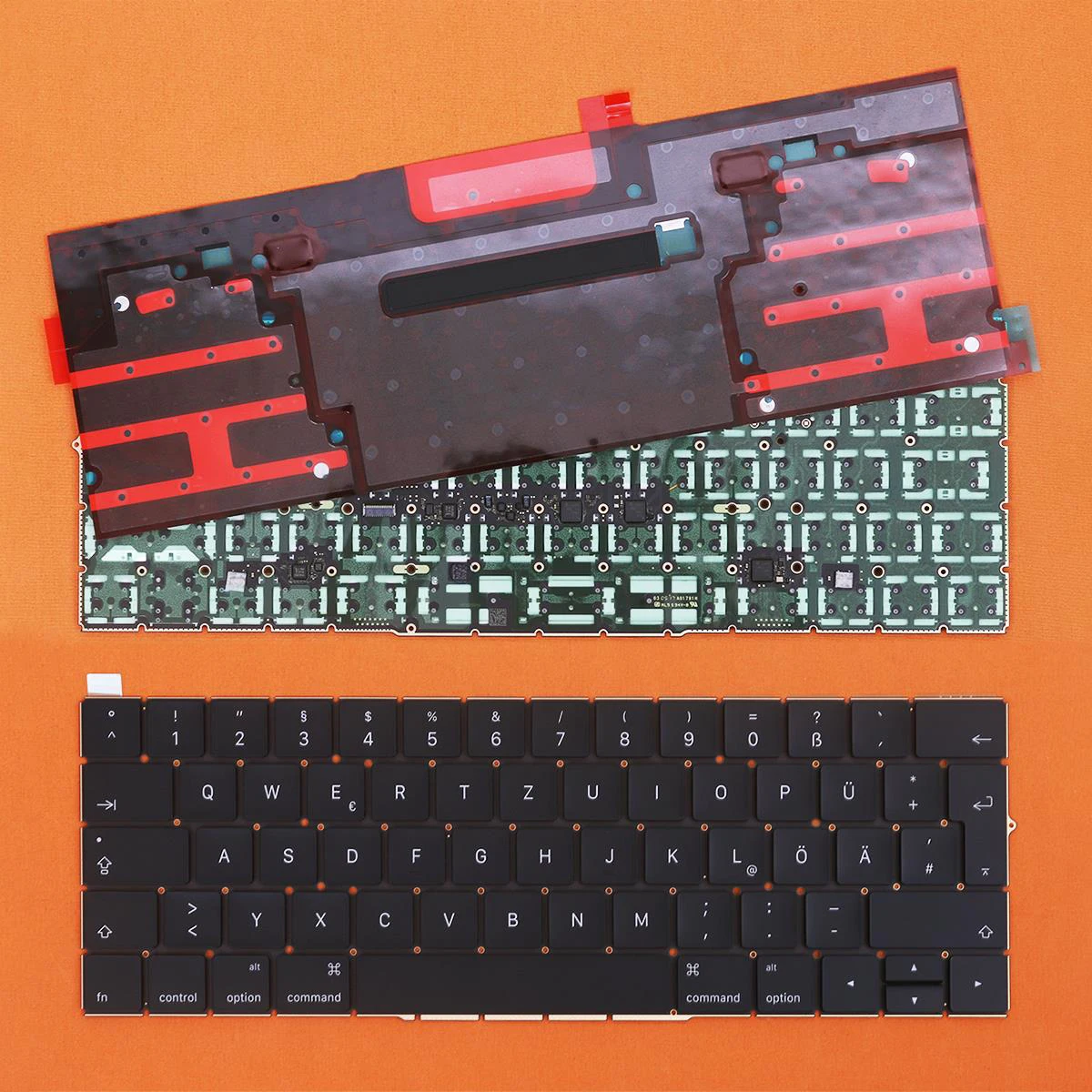 

GR/German Keyboard Laptop for Apple MacBook Pro A1707 15" Black (With Backlit Board) Laptop Keyboards With