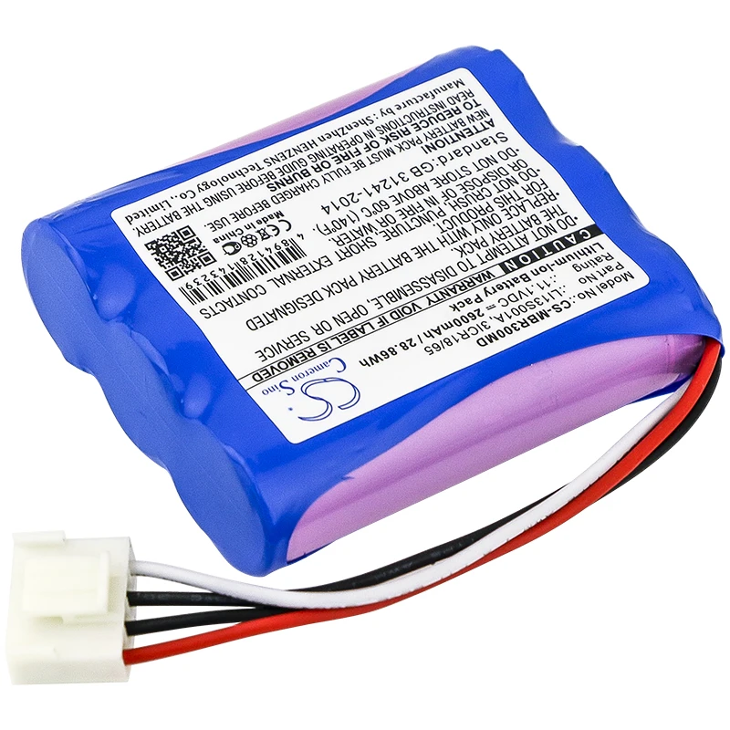 Cameron sino 2600 мА/ч, батарея для MINDRAY BeneHeart R3 BeneHeart R3 ЭКГ BeneHeart R3A MEC6 uMEC10 022-000122-00 3ICR18/65 LI13S00