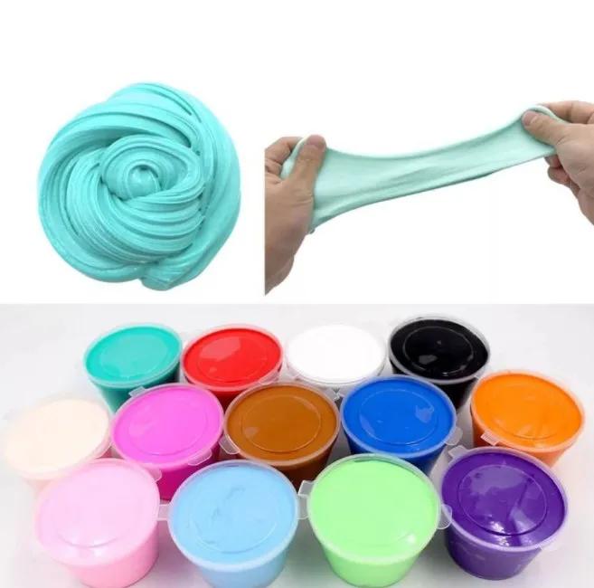 

Slime decompression mud ultra light cotton mud diy color mud space color mud men and women decompression toys
