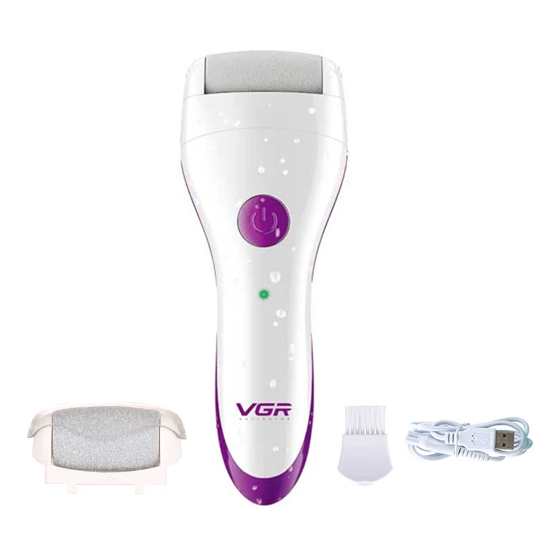 

VGR V-803 Electric Pedicure Tools Foot Care Tool Pedicure Velvet Smooth Machine Callus Remover Foot File for Foot Heel Skin